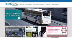 Desktop Screenshot of keolis3frontieres.com